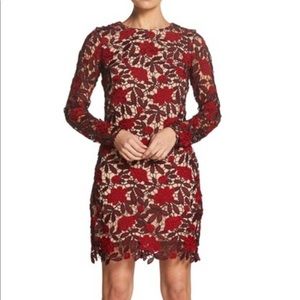 Dress the population size S Jessica Red Lace